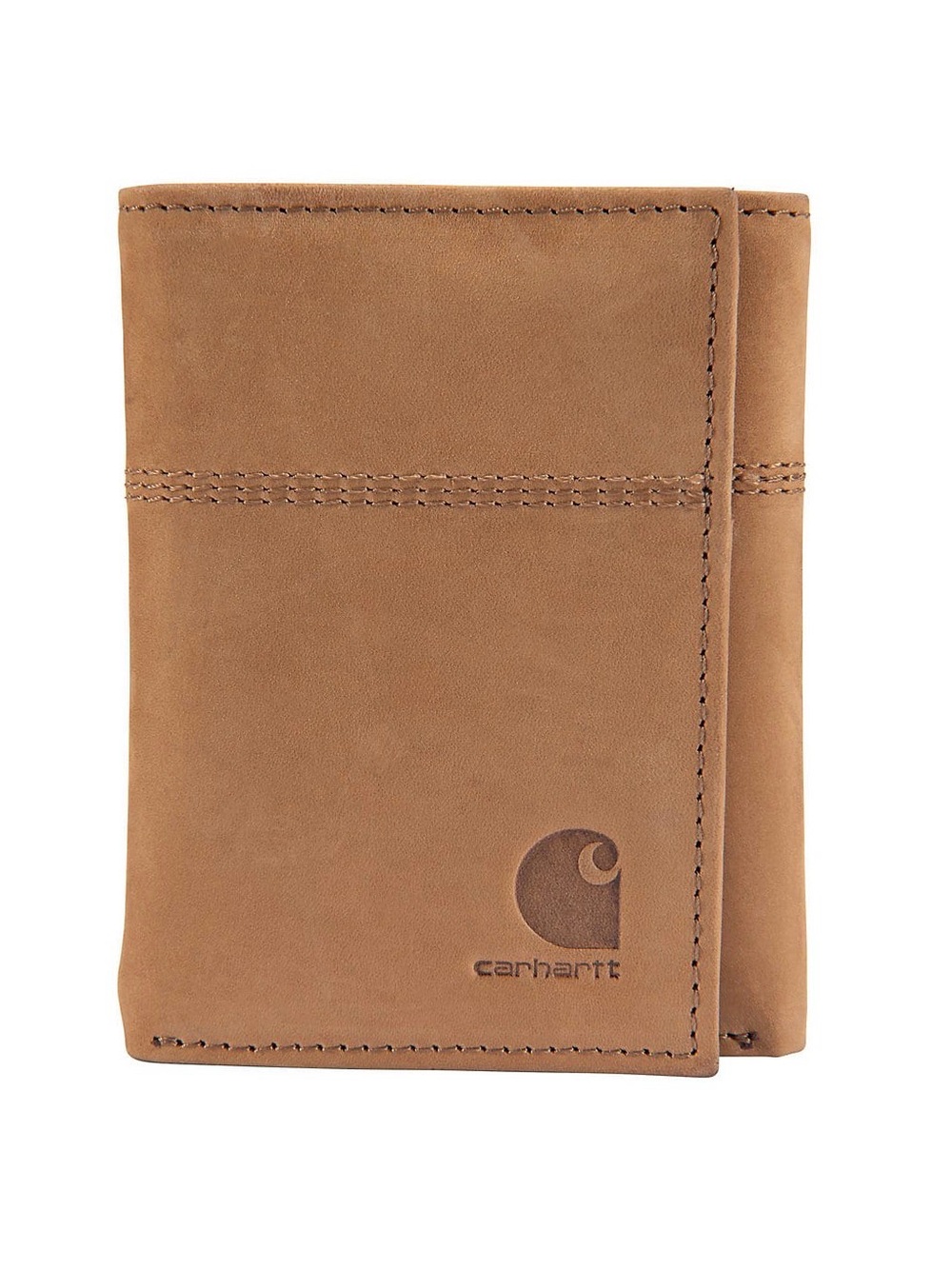 NWT Carhartt Men's Saddle Leather Trifold Wallet